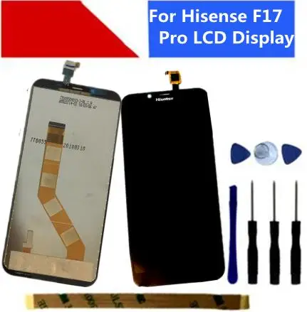 Для Hisense F17 Pro ЖК дисплей сенсорный экран сенсор стекло дигитайзер сборка черный