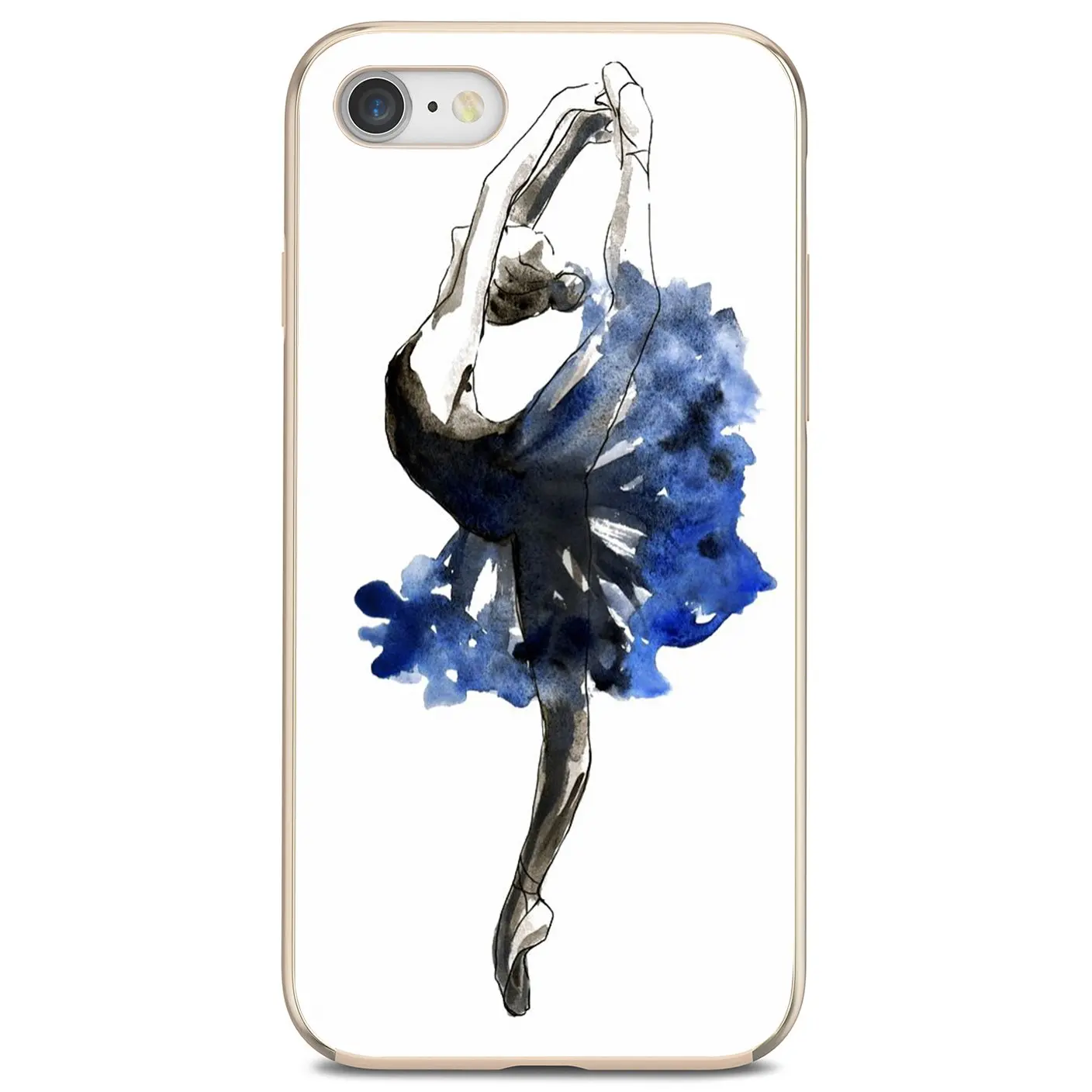 Гимнастический масляный рисунок тонкий силиконовый мягкий ТПУ чехол для