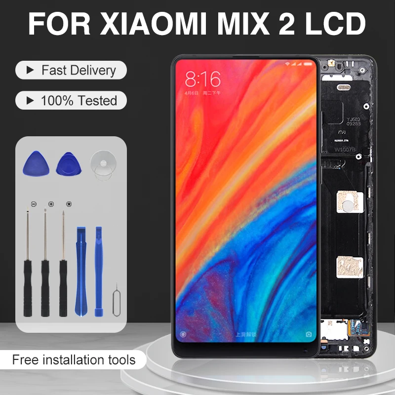 

5,99 дюймовый ЖК-дисплей для Xiaomi Mix 2, сменный сенсорный экран с рамкой