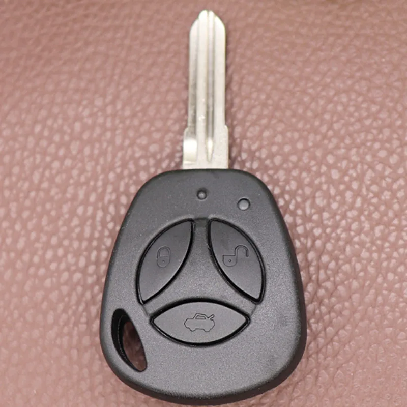 Запасной чехол DAKATU для автомобильного ключа с 3 кнопками Lada Uncut Auto Blank Remote Key Cover Fob