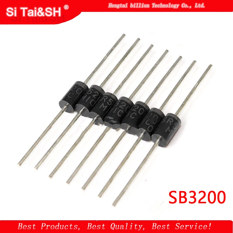 10 шт. SR3200 SB3200 3A 200В диод Шоттки | Электронные компоненты и принадлежности