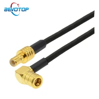 10pcs straight smb male to smb female right angle adapter rg174 satellite radio extension cable rf coaxial pigtail cord 1550cm