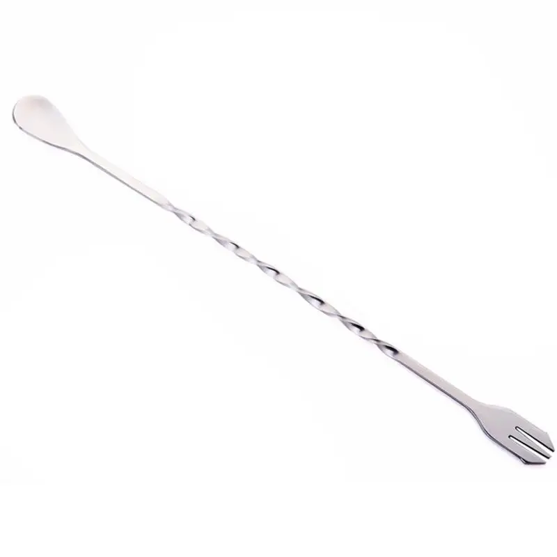 

1 шт. барная микшерная ложка с длинной ручкой, Коктейльная ложка из нержавеющей стали, ложка для перемешивания, инструменты для бара, гаджеты...