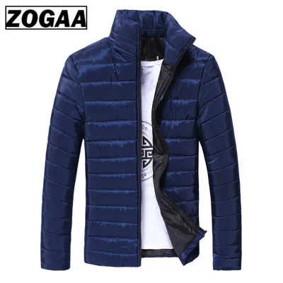 2019 мужские зимние пальто и куртки тонкий воротник стойка многоцветный хлопок