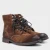 Мужские ботинки из натуральной кожи, модель 8111 в американском стиле, парашютные ботинки, теплая зимняя обувь до щиколотки из мягкой кожи - изображение