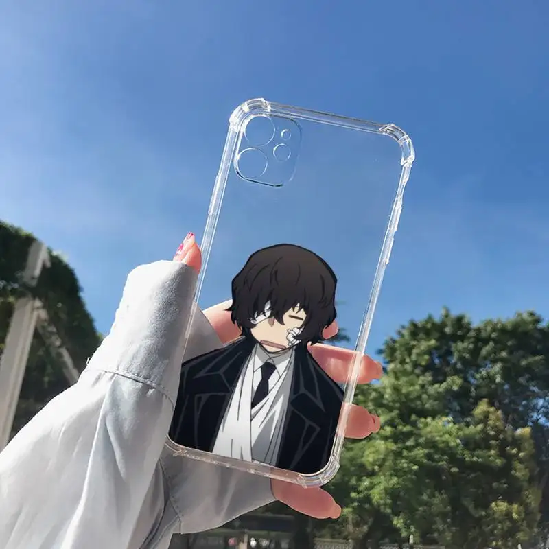 

Bungo Stray Dogs Phone Case Transparent for Clear iPhone 11 12 8 7 6 6S XS MAX Plus X 5S SE 2020 XR mini pro
