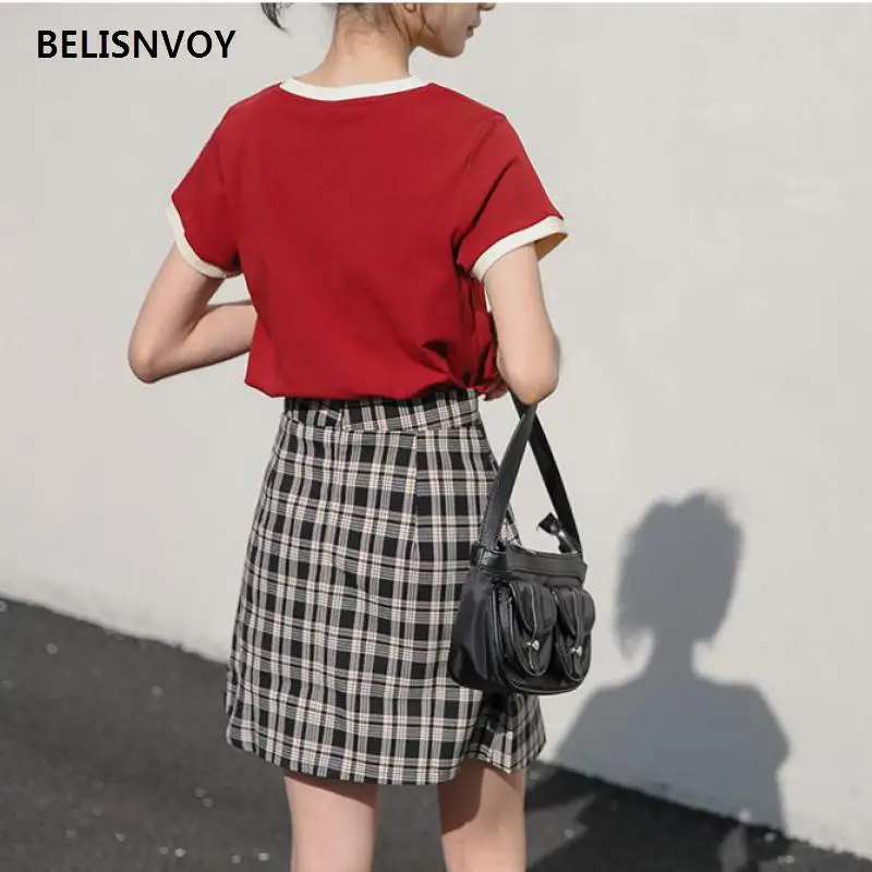 

Short Sleeve T Shirt Women's Summer Printed Short Tops Loose Casual T Shirt Half Sleeve 2021 New Casual Cotton Ladies Tee Tops