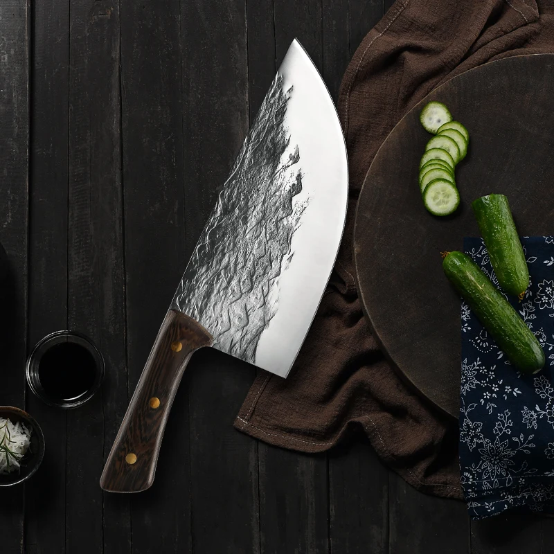 8 3 ''китайский кованый шеф-нож из высокоуглеродистой стали ножи мясника