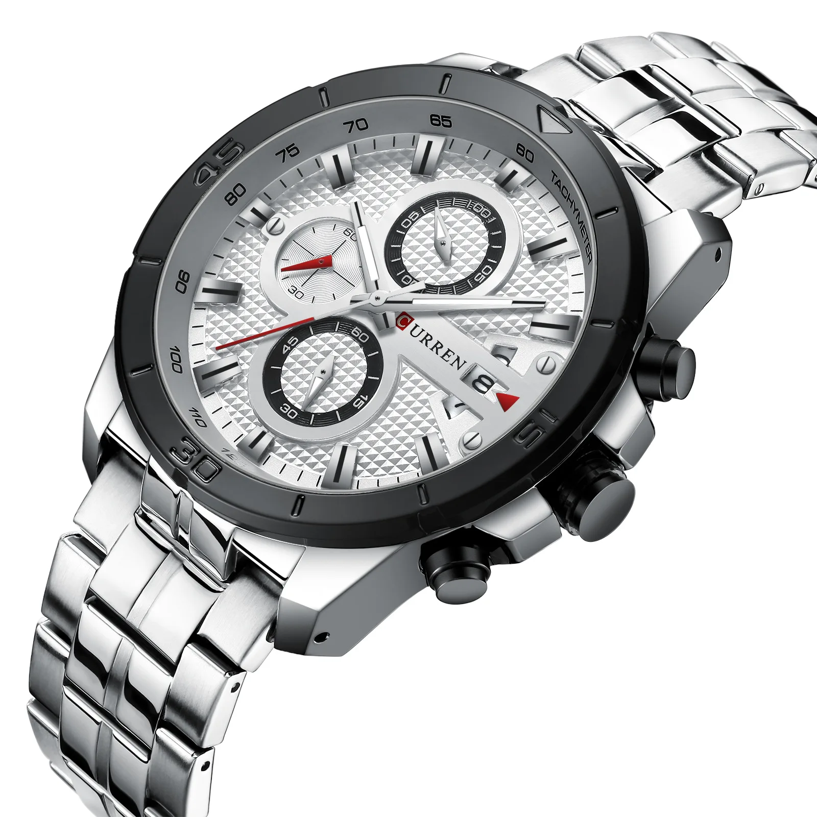 

New Men's Watch Six-Pin Multifunction Quartz Watch Calendar Steel Belt Men's Watch Unique Watch Casual Fashion Watch Sports