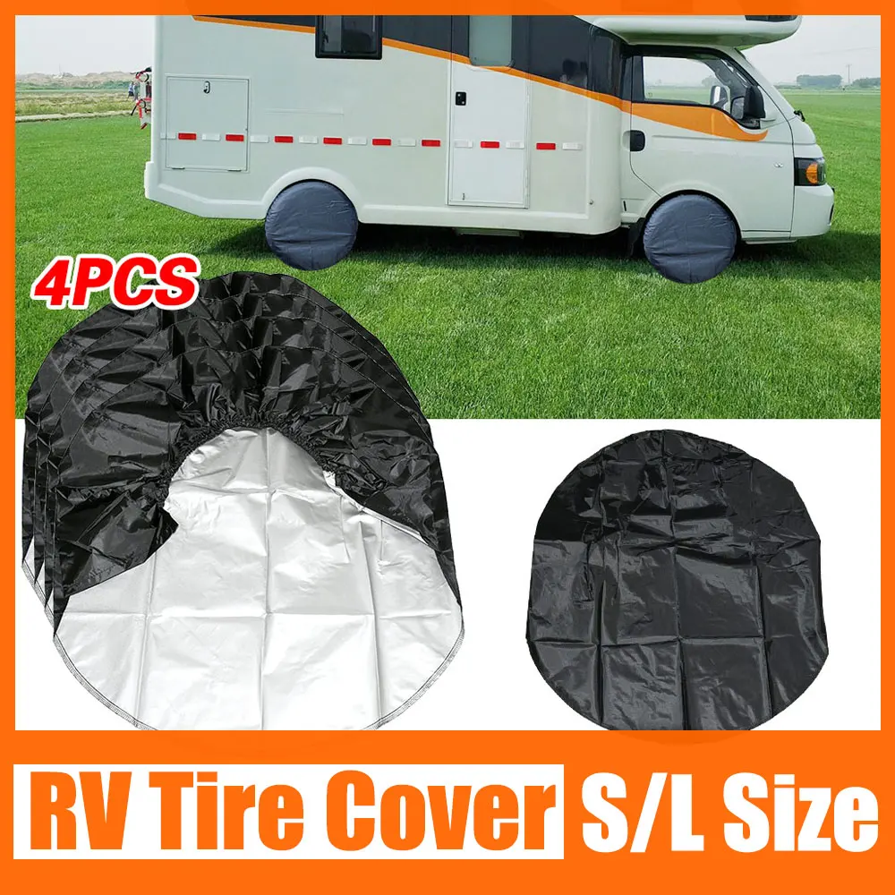 

2/4pcs RV Tire Covers Wheels Protector Bag Tire Covers Case Storage Bag For RV Truck Car Camper Trailer Car Styling Motorhome