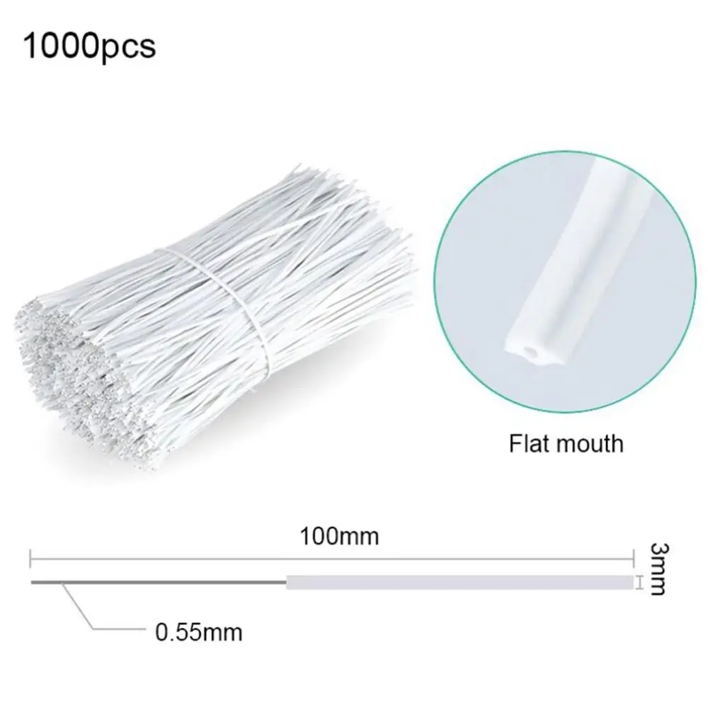 Маска для носа мост 1000 шт Одноразовые эластичные зажимы лица регулируемый рот