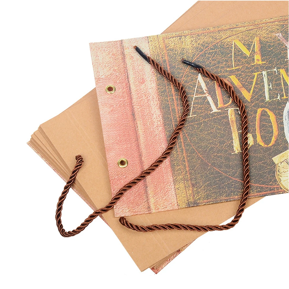 80 страниц Ретро наше приключение книга фотоальбом ручной работы DIY Семья блокнот