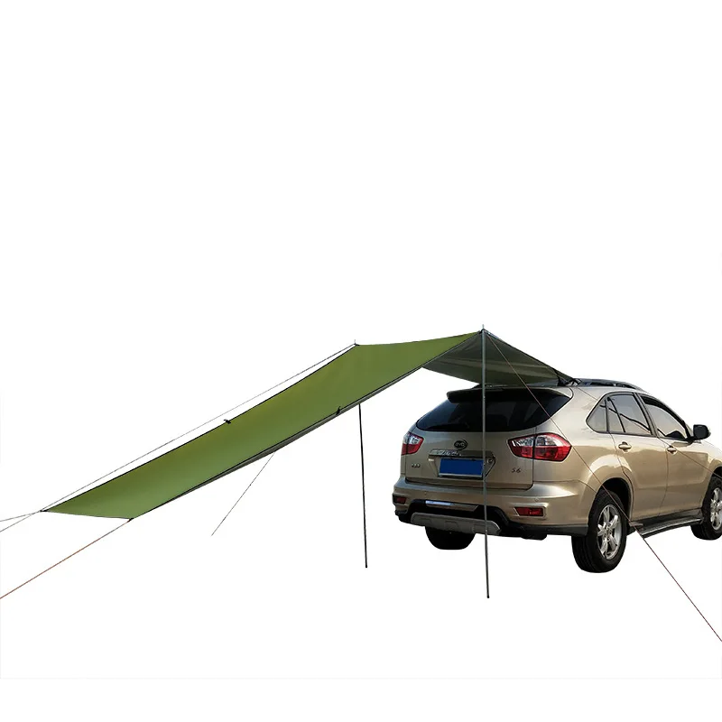 

Outdoor Camping Tent Folding Car ShelterAnti-UV Sun Awning Waterproof Car Sun Shade Garden Beach Umbrella Travel Tent Tarp