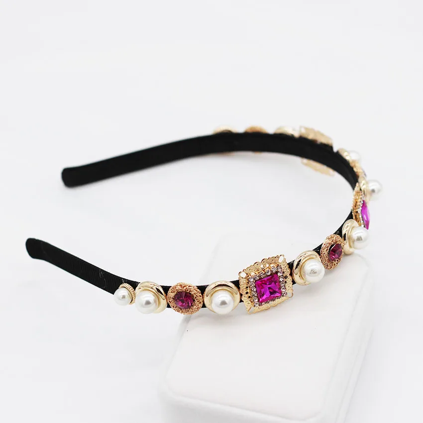 Женская повязка на голову с искусственным жемчугом |