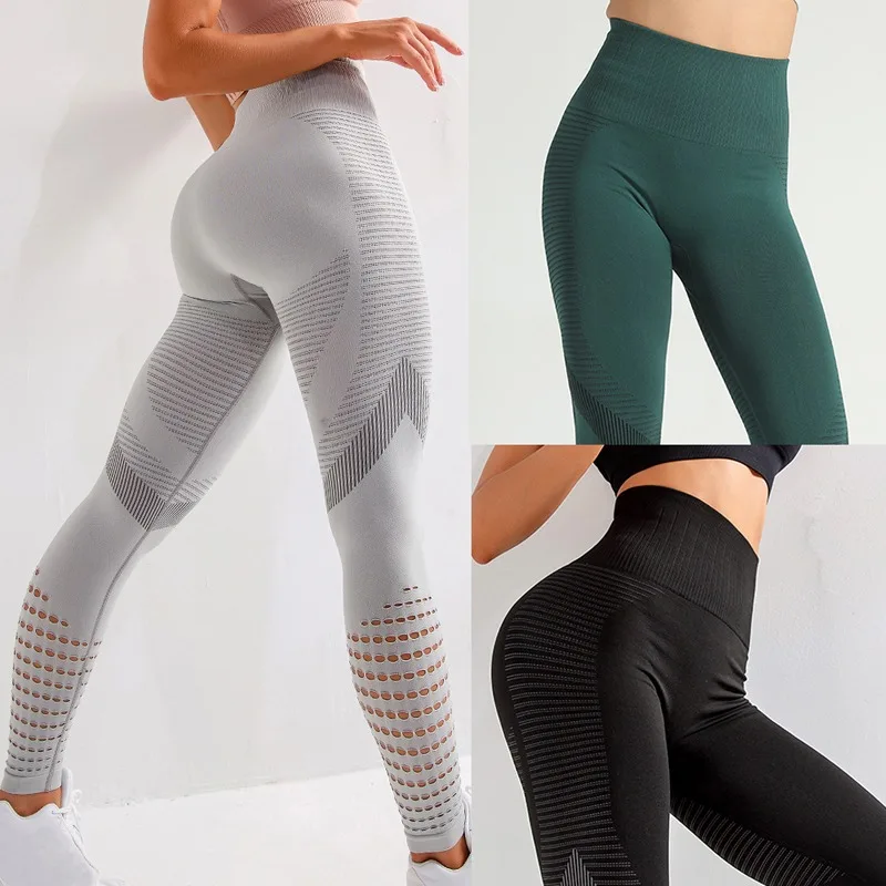 

High Waist Seamless Leggings For Women Hollow out Gym legging Super Stretchy Fitness leggings Jogging Trousers