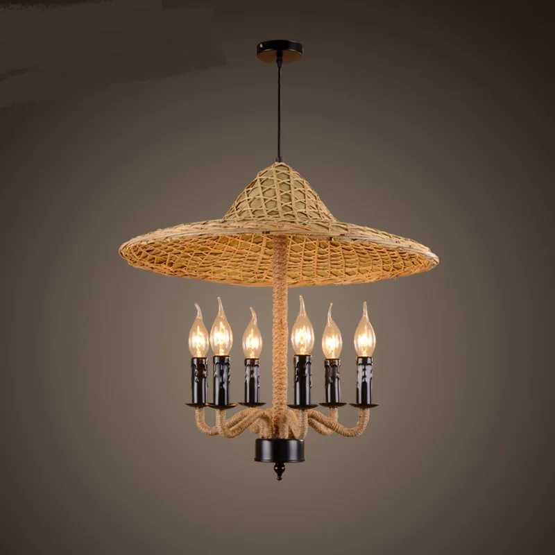 Ретро Юго-Восточная Китай горячий горшок Ресторан люстры фермерский дом Отель