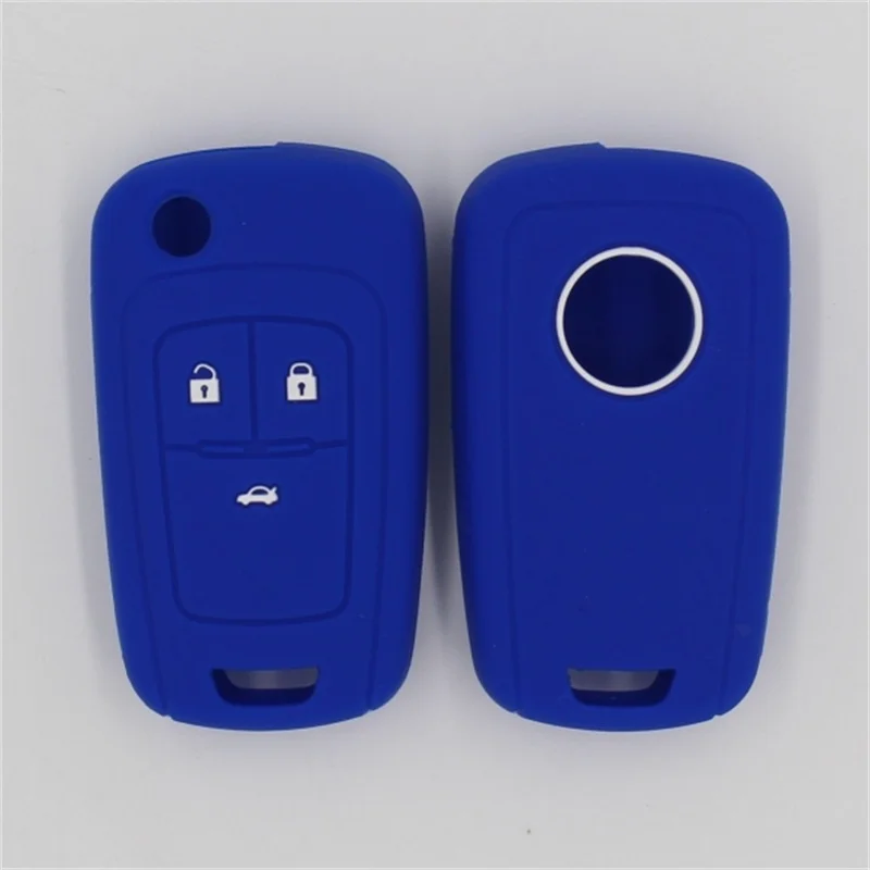 

2PC Silica Gel Car Key Cover for Rendezvous Key Holder Set for Chevrolet Silicone Bag