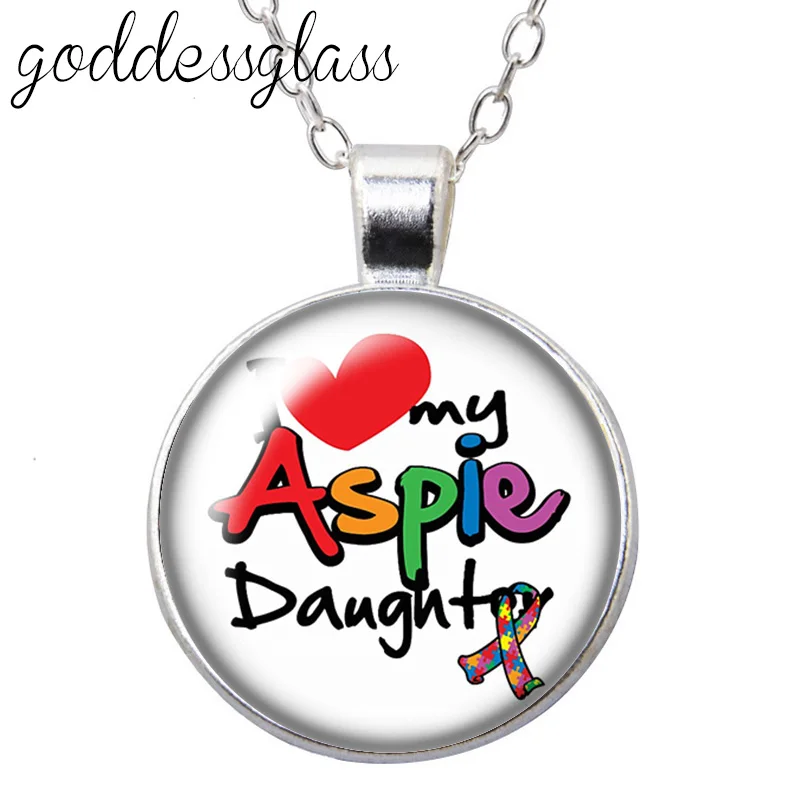 Ожерелье со стеклянным кабошоном посеребренное/хрустальное ожерелье с