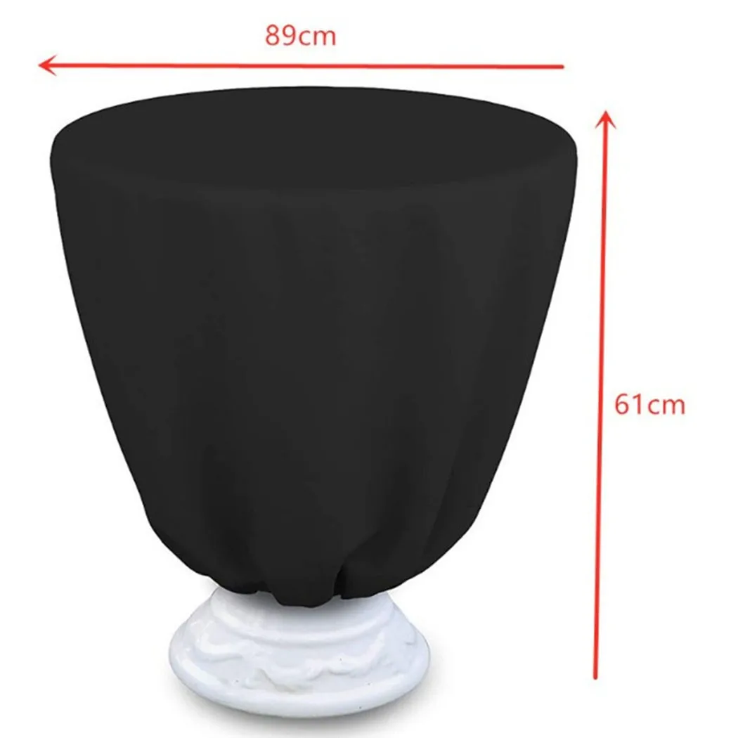 

Black Fountain Cover Cover Dustproof Fountain Garden Outdoor Oxford Cloth