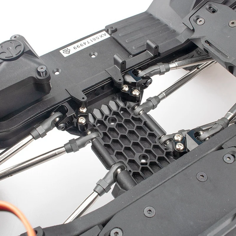 

1/10 RC Crawler Snorkel with Metal Tie Rod Linkage Skid Plate Link Mounts for 1/10 RC Crawler Axial SCX10 III AXI03007