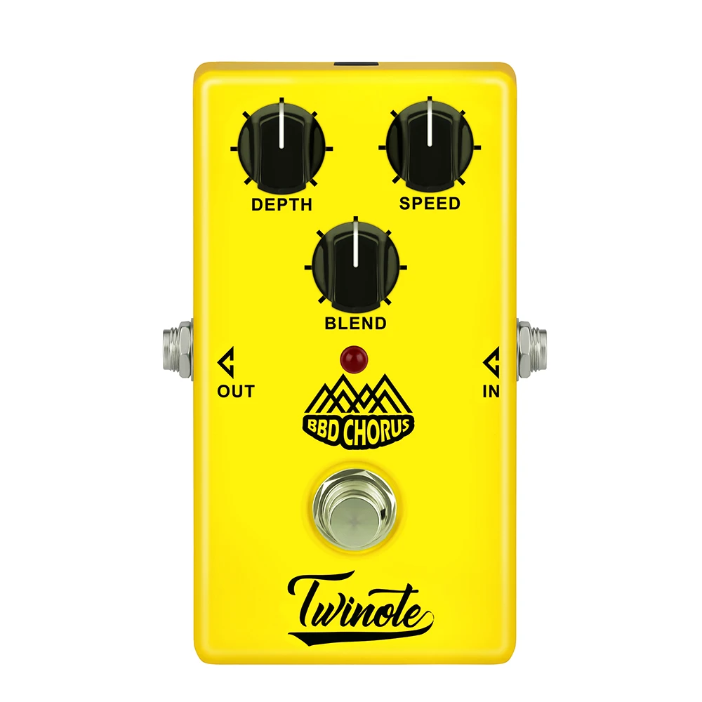 

Twinote Electric Guitar Effect Pedal Vintage Old School Distortion Modern FUZZ Overdrive BBD Analog Delay Analog Chorus Effects