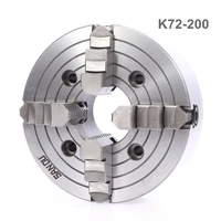 k72 200 4 jaw lathe chuck four jaw independent chuck 200mm manual for welding positioner turn table 1pk accessories for lathe
