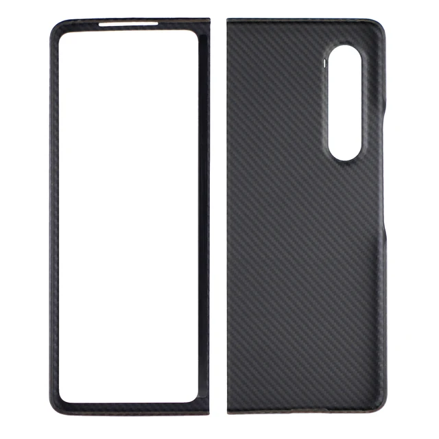 YTF-Carbon 600D carbon fiber phone case for Samsung Galaxy Z Fold 4 case Aramid Fiber Shock Absorbent Slim Design Z Fold 3 cover 6