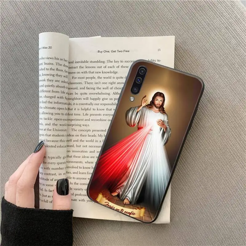 

Jesus Sacred Heart retro art Phone Case For Samsung galaxy S 9 10 20 A 10 21 30 31 40 50 51 71 s note 20 j 4 2018 plus