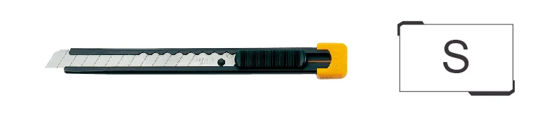 OLFA Европа импортируется из Японии, ABB-50 Черный Сменный клинок 9 мм, sharper 50-piece черный клинок