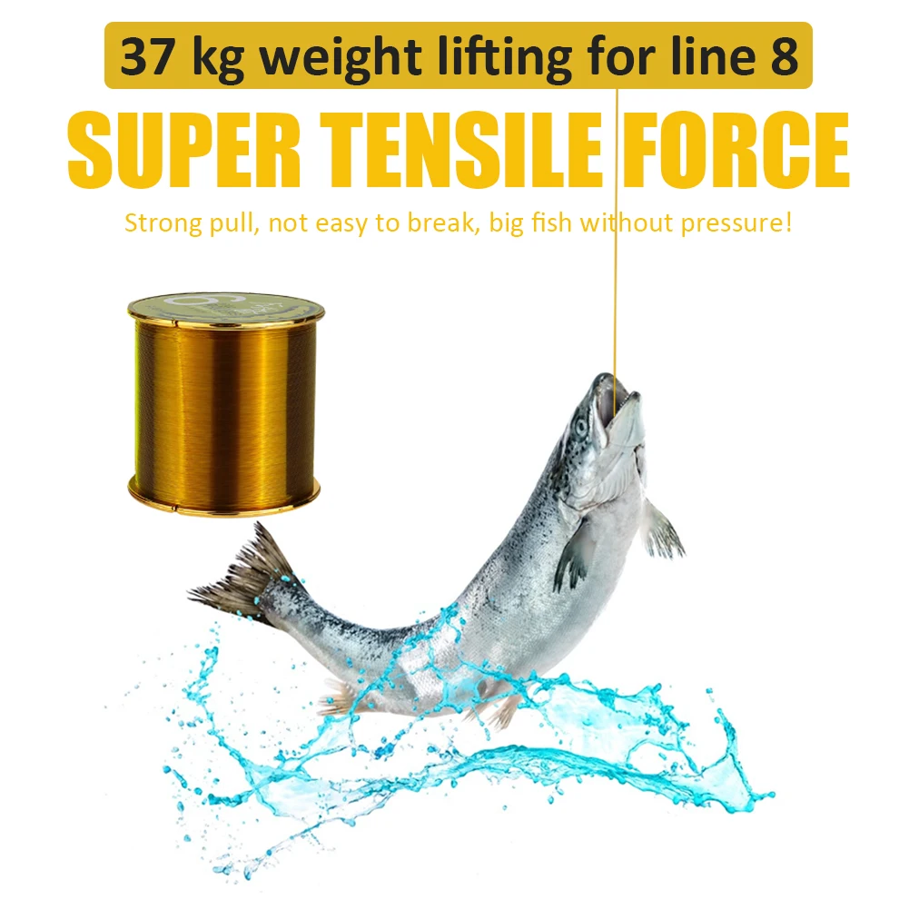 Рыболовная леска 500 м японская однонитевая морская рыболовная катушка из