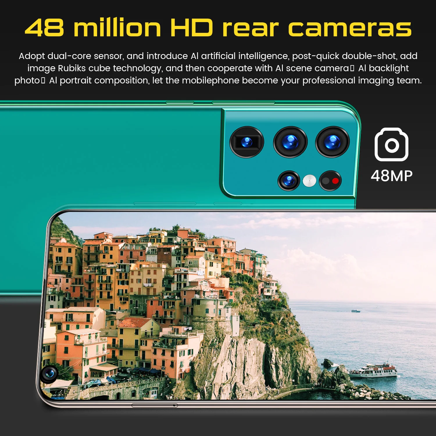 

Latest 5g Smartphone 7.3Inch S21 Ultra 10core Dual SIM 12G+512G 24Mp+48Mp Fingerprint Unlock Multi - Language Android10 6800 mAh