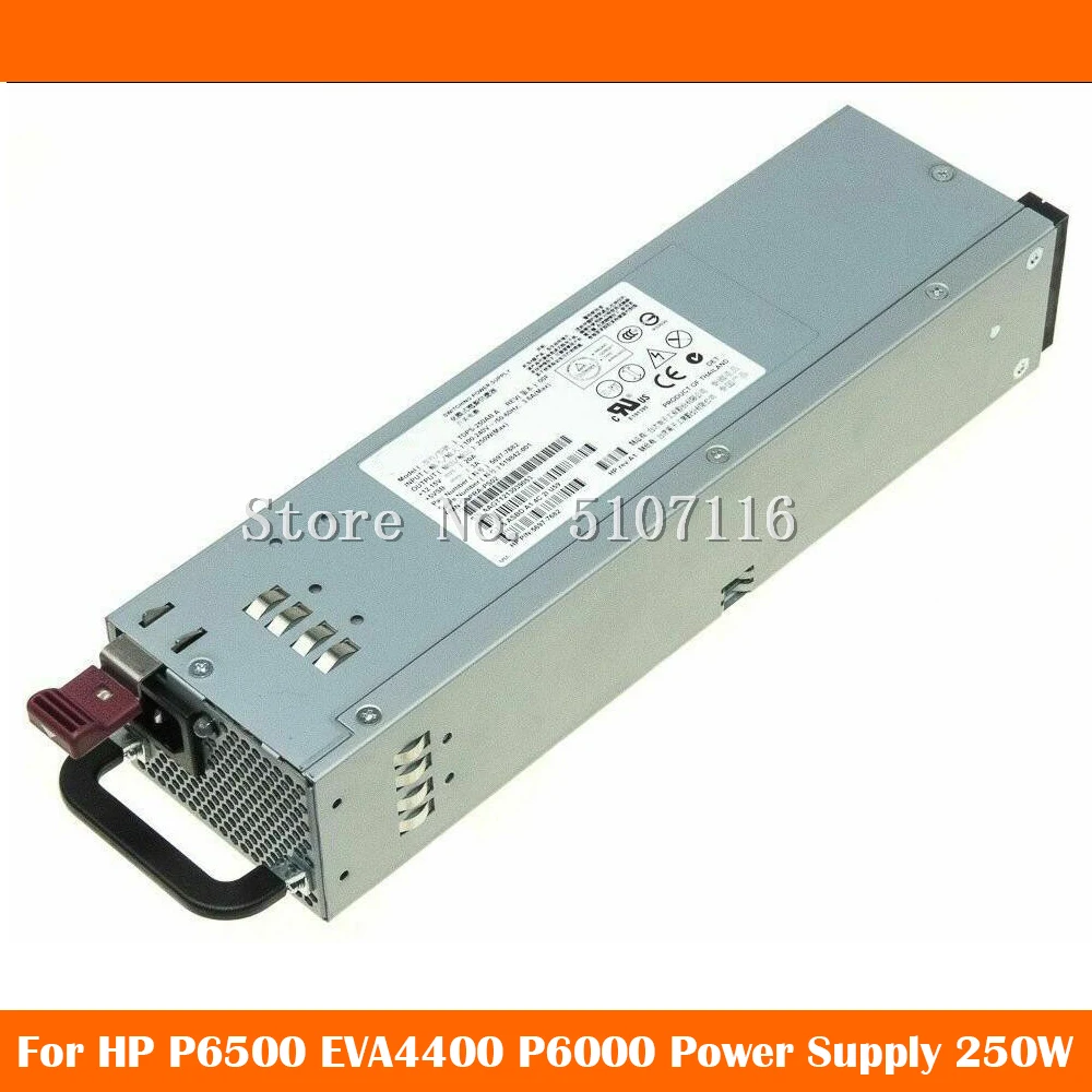 

Оригинал 519842-001 5697-7682 Φ A для HP P6500 EVA4400 P6000 блок питания 250 Вт будет полностью протестирован перед отправкой