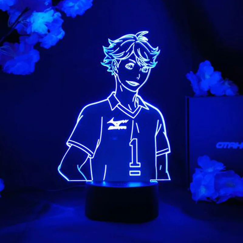 Фигурка Аниме Haikyuu ToRU OIKAWA светодиодный ночник s 3D лампа светильник льник