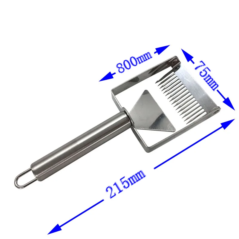 Вилка из нержавеющей стали с иглой для меда скребок нарезания сотовой расчески