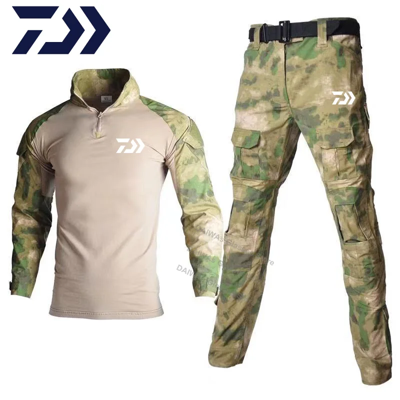 

Daiwa Men Suit For Fishing Pants Outdoor Camping Hiking Sport Wear Fishing Clothes Men Trousers Camouflage Jackets Fishing Shirt