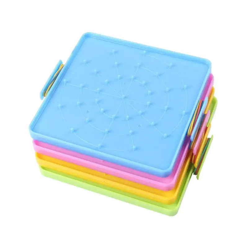 

Plastic Nail Plate Primary Mathematics Nailboard Tool Geometry Demo