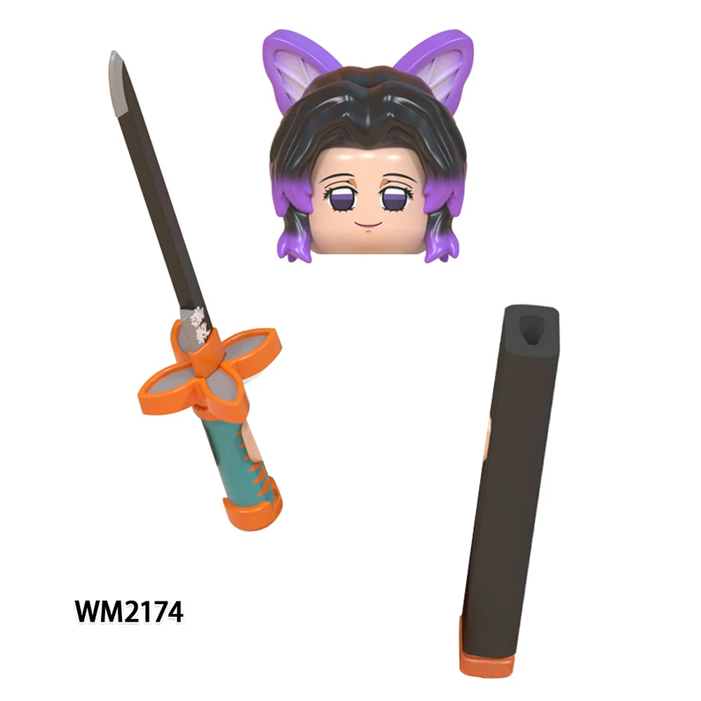 Фигурки героев аниме серия рассекающий демонов мини-кирпичи кубики камадо