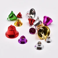 16 32mm color opening horn christmas bell wind chime pendant pet bell necklace jewelry accessories making supplies wholesale