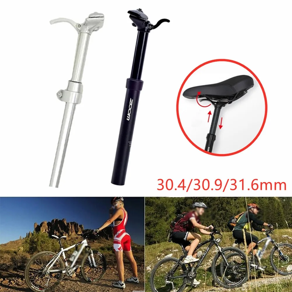

ZOOM MTB Bike Lifting Seat Tube Adjustable Seatpost 30.4MM / 30.9MM / 31.6MM Hand Control Sitting Rod Cycling Accessories