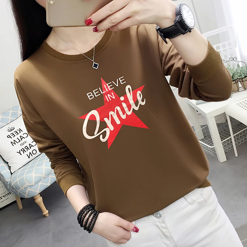 Свитшот Shintimes женская зимняя одежда с буквенным принтом 2022 повседневный