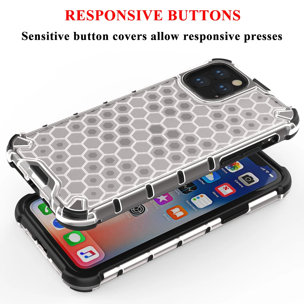 IPhone11 Pro Чехол 2019 соты на iPhone 11 защитный чехол Max I Phone 11Pro бампер Ipone 11Max кожа Ipono Coque