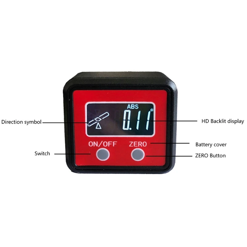 

Angle Protractor Universal Bevel 360 Degree Mini Electronic Digital Protractor I