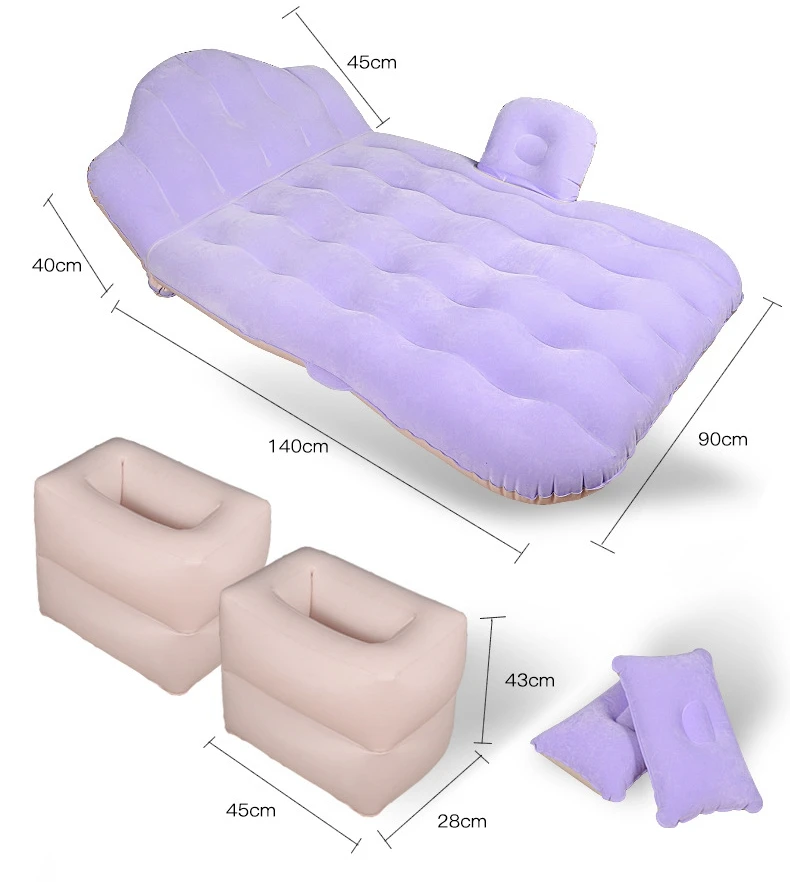 Автомобильная кровать для путешествий надувная Автомобильный задний ряд