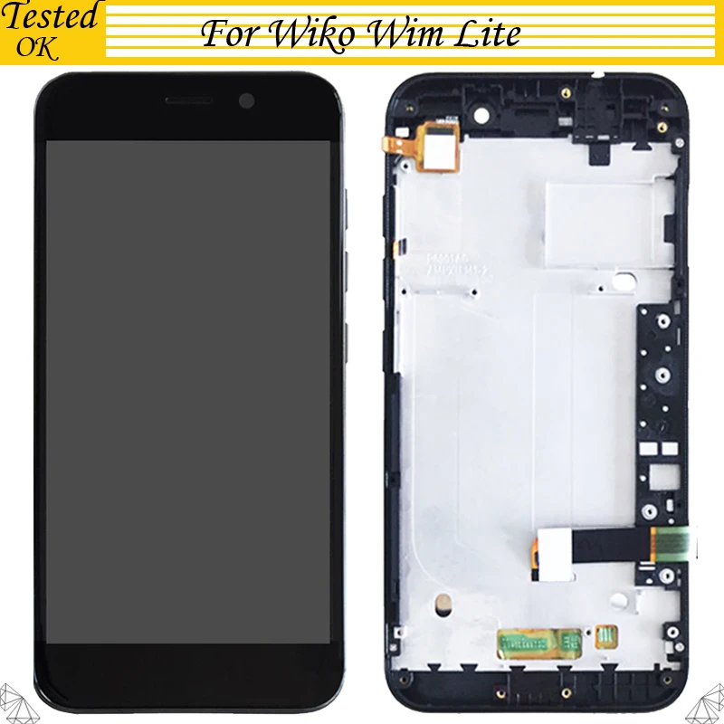 100% проверенных рабочих дисплеев для Wiko Wim Lite ЖК дисплей Дисплей + Сенсорный экран