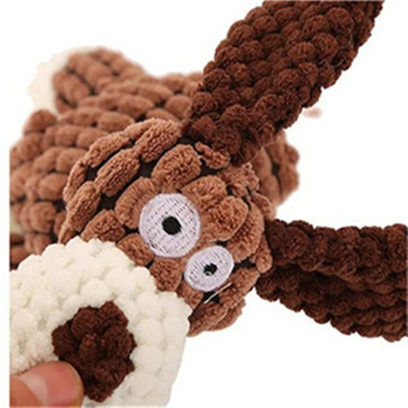 

Pet Plush Toys Dogs Molar Teeth Bite Resistant Clean Teeth Healthy Teeth Cute Animal Shapes Interactive Training Dog Toys