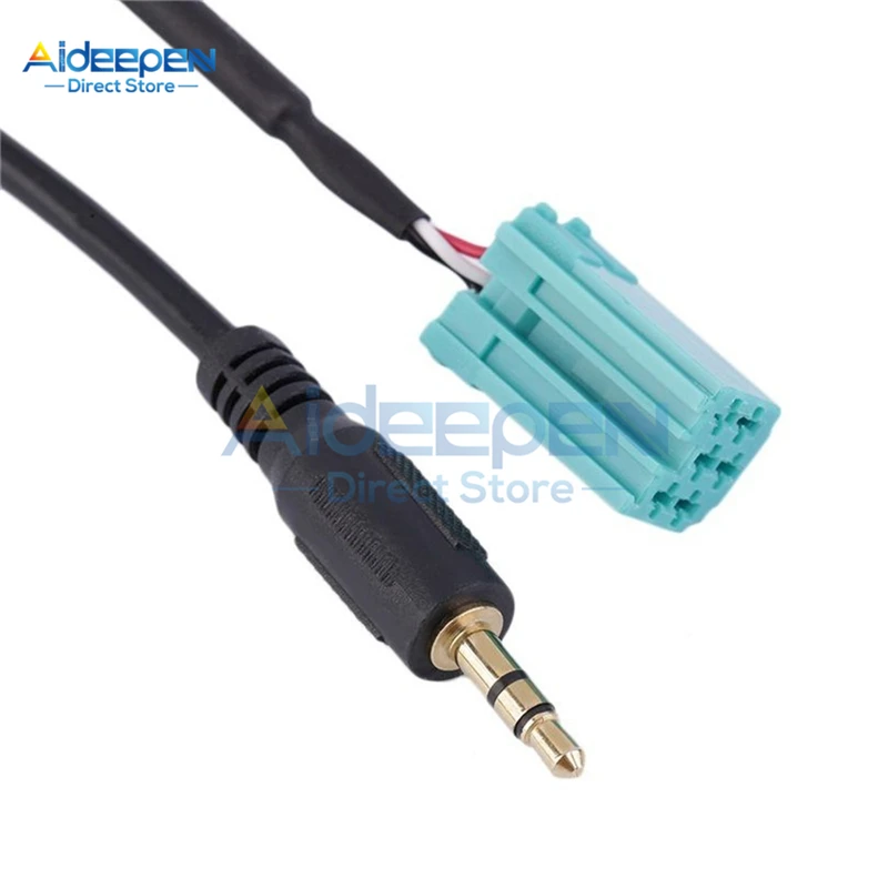 Переходник с микро-USB на 3 5 мм Mini-ISO Jack Aux для Renault Clio Megane 2005-2012 D # MO | Строительство и