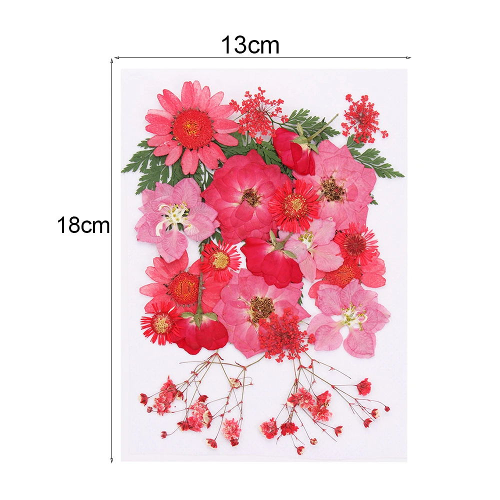 Сушеные цветы УФ-смола декоративные натуральные наклейки 3D искусственные