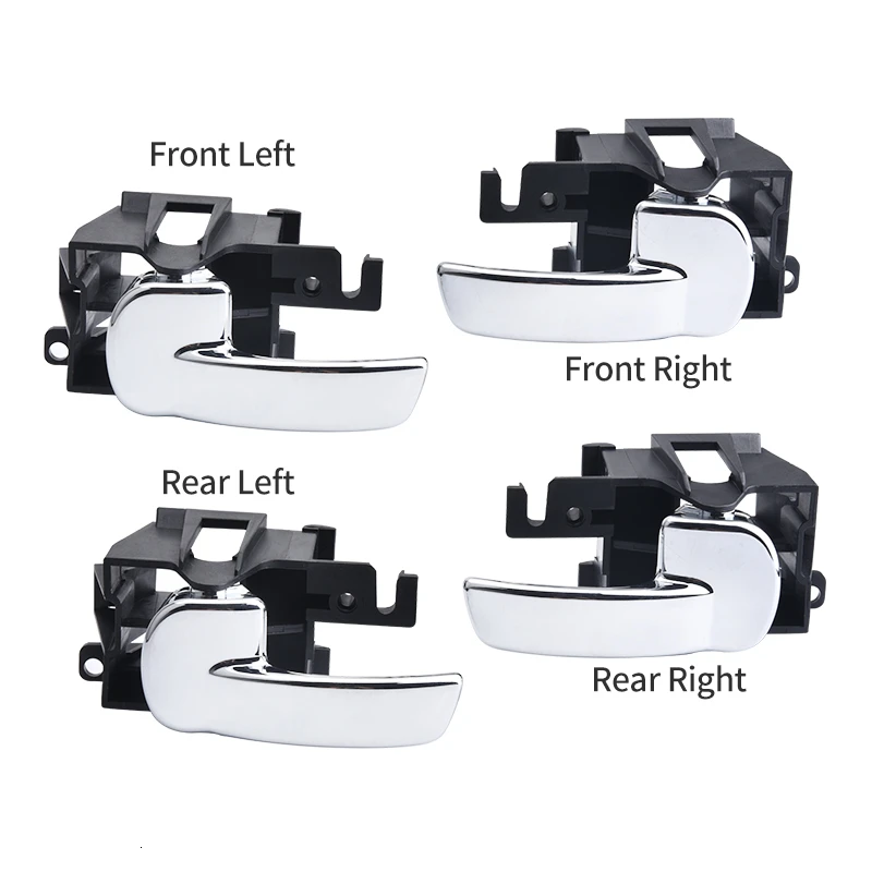 SPEEDWOW 4 шт. дверная ручка для салона автомобиля Передняя Задняя Левая Правая 80670 4X02B