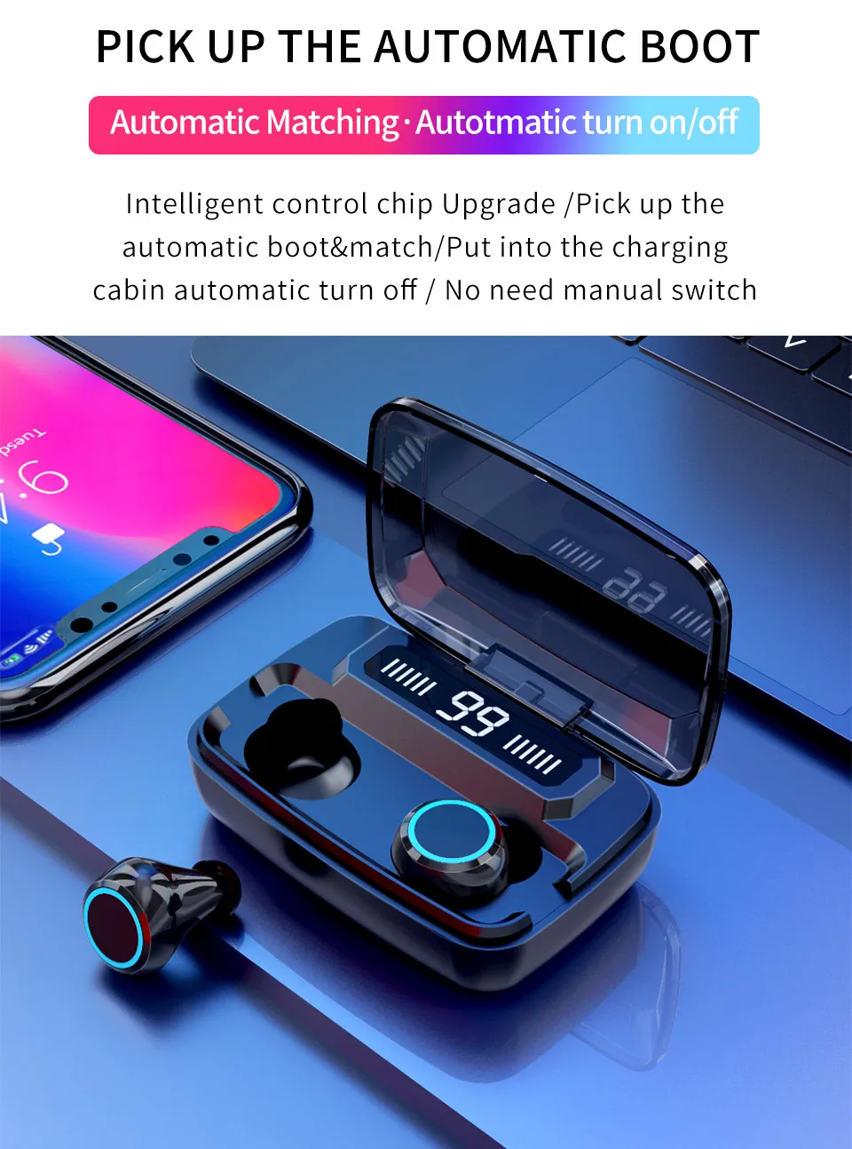 Новые наушники M11 TWS Bluetooth 5,0 стерео объемные беспроводные Bluetooth наушники спортивные беспроводные гарнитуры с зарядным устройством