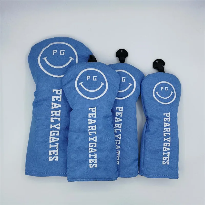 Smiley Golf Woods чехлы на голову для водителя Fairway железные деревянные покрытия